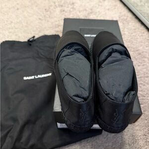 Saint Laurent Nero Black Espadrilles